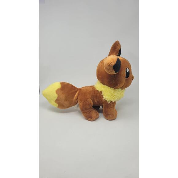 Build-A-Bear Pokémon Eevee Plush Stuffed Animal 16" 2021 Brown Yellow Toy Gift - Picture 3 of 9